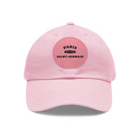 Thumbnail for PSG Dad Hat with Leather Patch (Round)