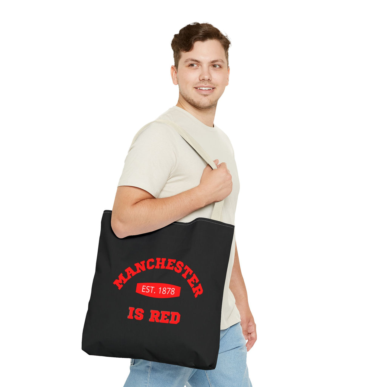 Manchester United Tote Bag - Manchester Is Red