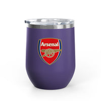 Thumbnail for Arsenal Wine Tumbler - 12oz Insulated Drinkware for Fans