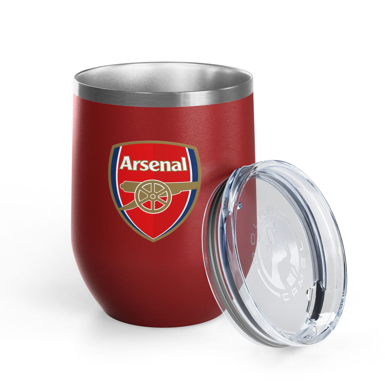 Arsenal Wine Tumbler - 12oz Insulated Drinkware for Fans