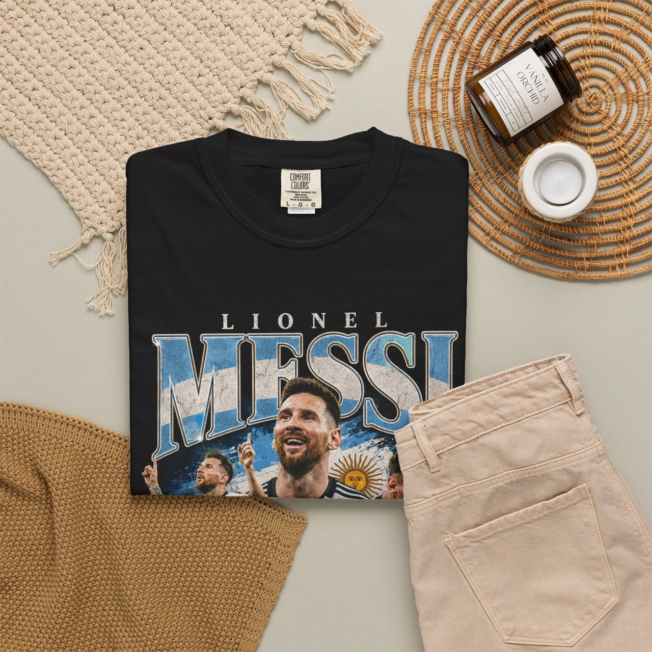 Lionel Messi Argentina Graphic Tee - Unisex
