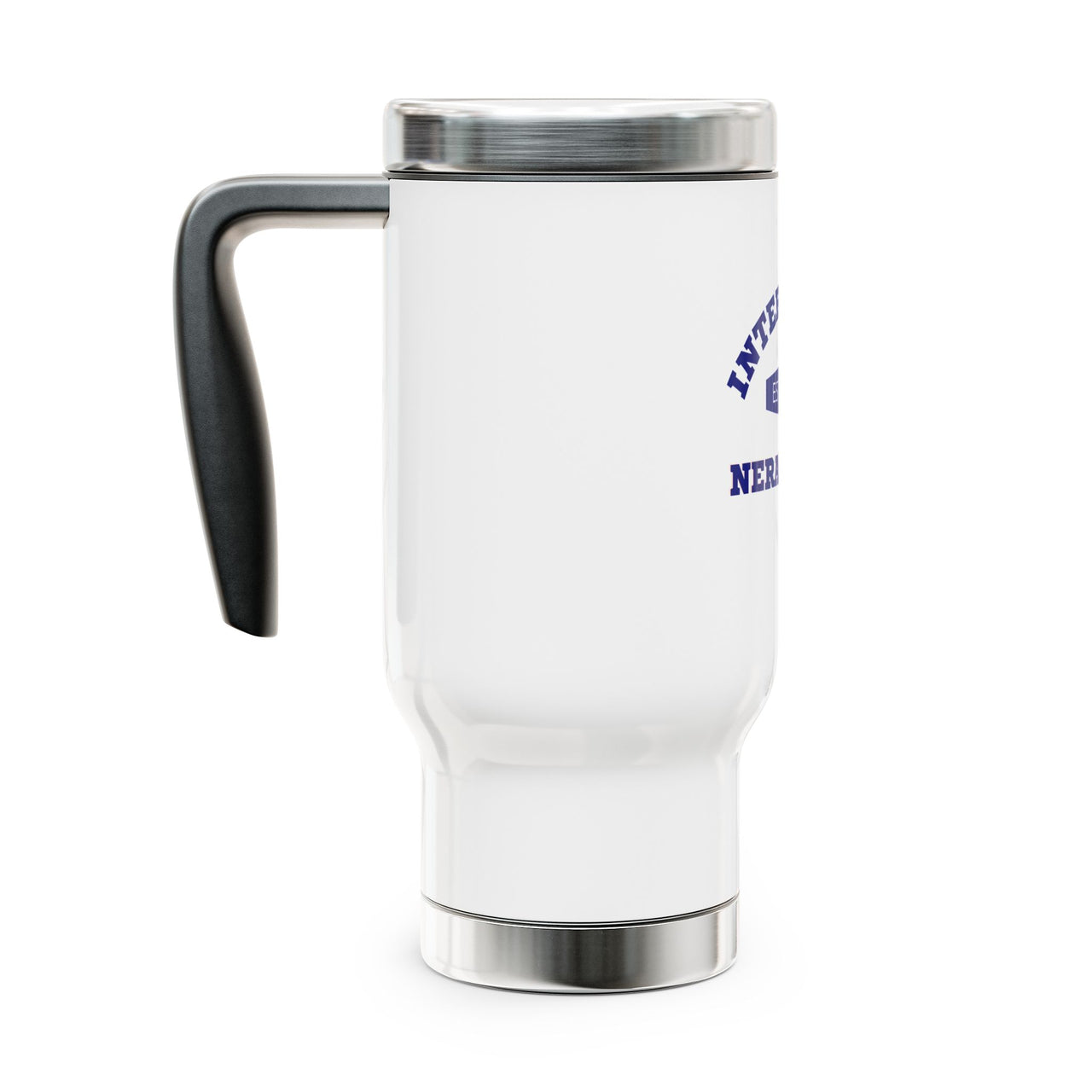 Inter Milan Stainless Steel Travel Mug with Handle, 14oz