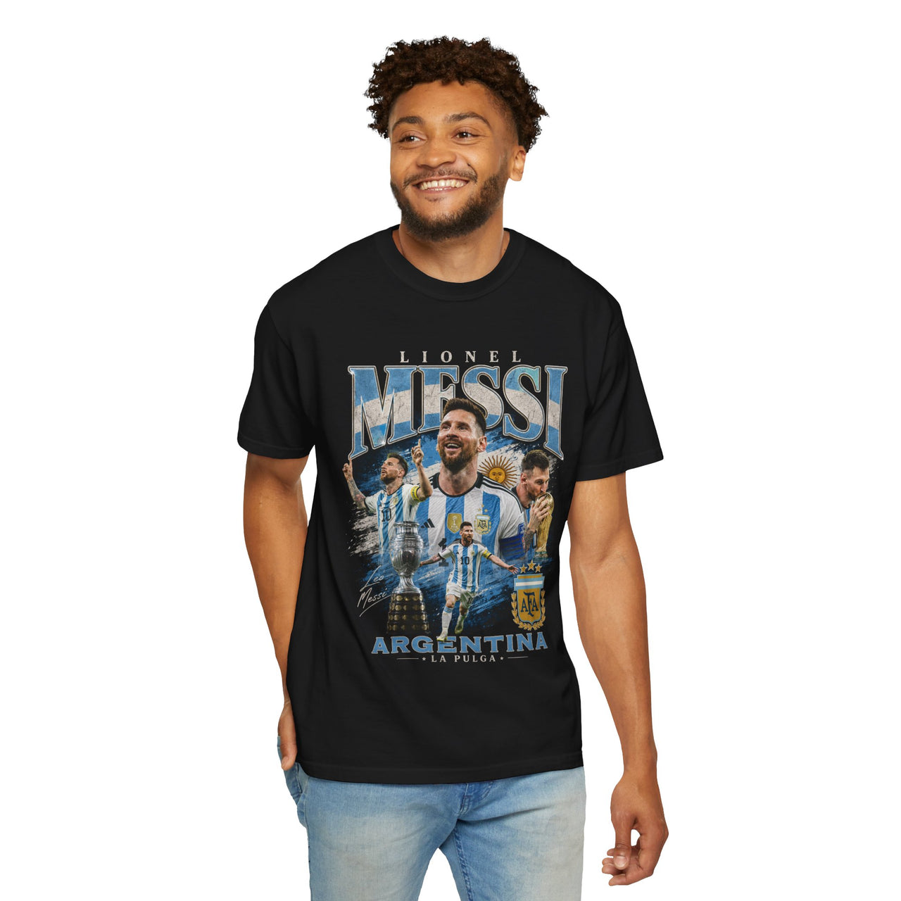 Lionel Messi Argentina Graphic Tee - Unisex