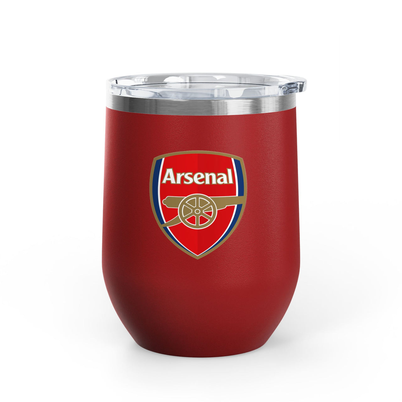 Arsenal Wine Tumbler - 12oz Insulated Drinkware for Fans