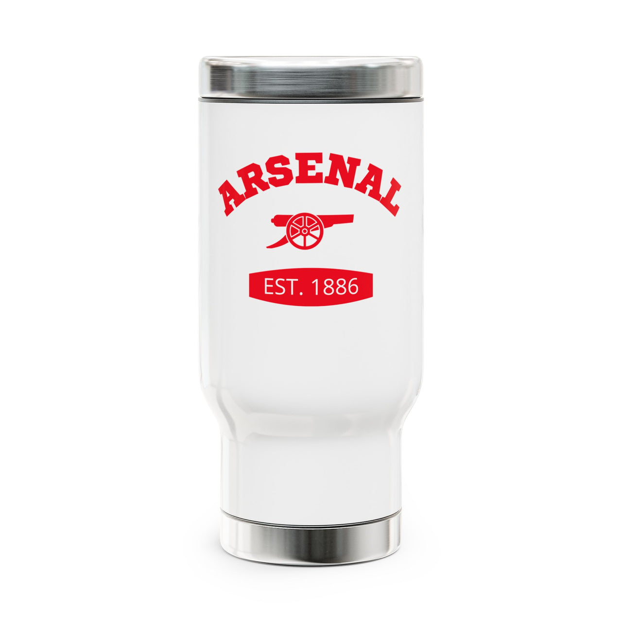 Arsenal Stainless Steel Travel Mug with Handle, 14oz
