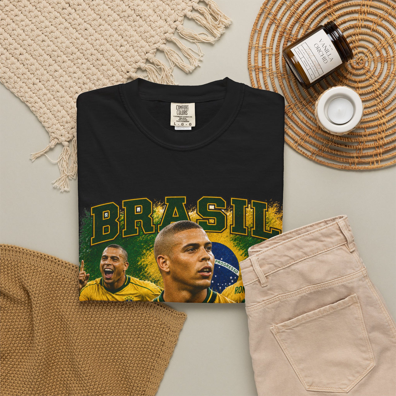 Ronaldo Phenomenon (R9) Brazil Graphic Tee