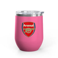 Thumbnail for Arsenal Wine Tumbler - 12oz Insulated Drinkware for Fans