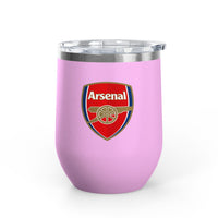 Thumbnail for Arsenal Wine Tumbler - 12oz Insulated Drinkware for Fans