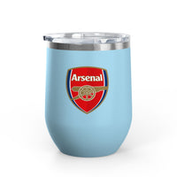 Thumbnail for Arsenal Wine Tumbler - 12oz Insulated Drinkware for Fans