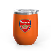 Thumbnail for Arsenal Wine Tumbler - 12oz Insulated Drinkware for Fans