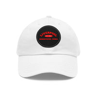 Thumbnail for Liverpool YNWA Dad Hat with Leather Patch (Round)