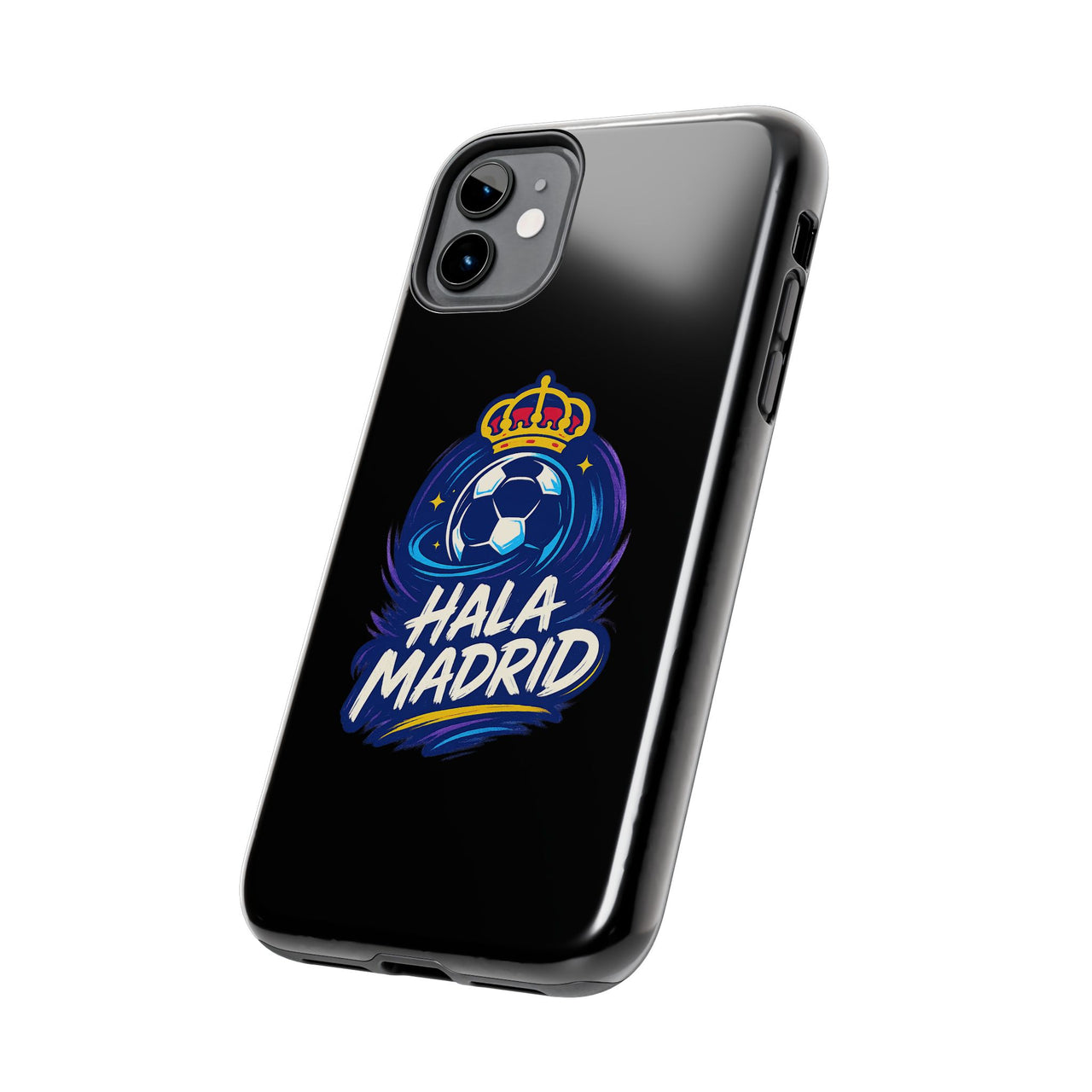 Real Madrid 'Hala Madrid'  Tough Phone Case - Black