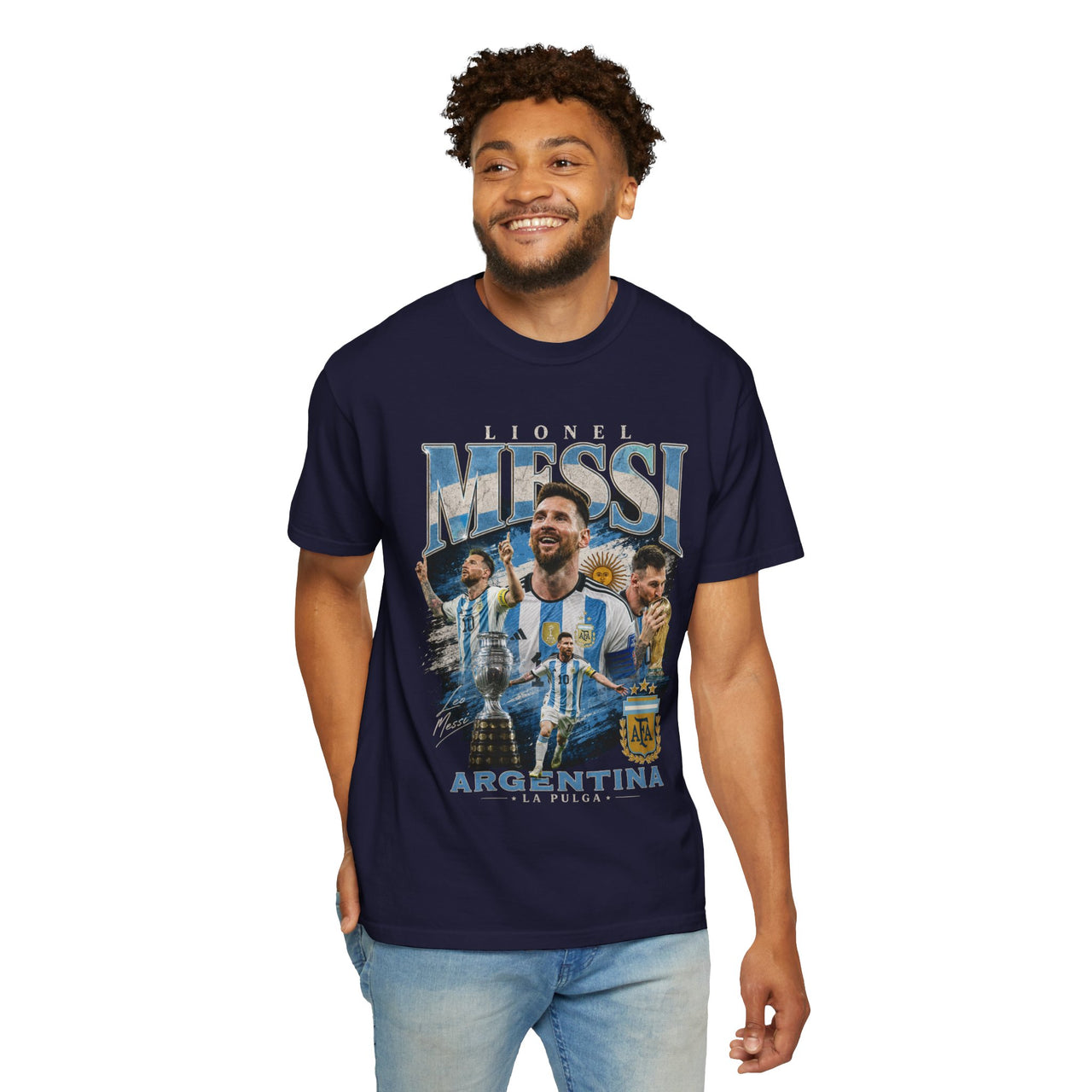 Lionel Messi Argentina Graphic Tee - Unisex