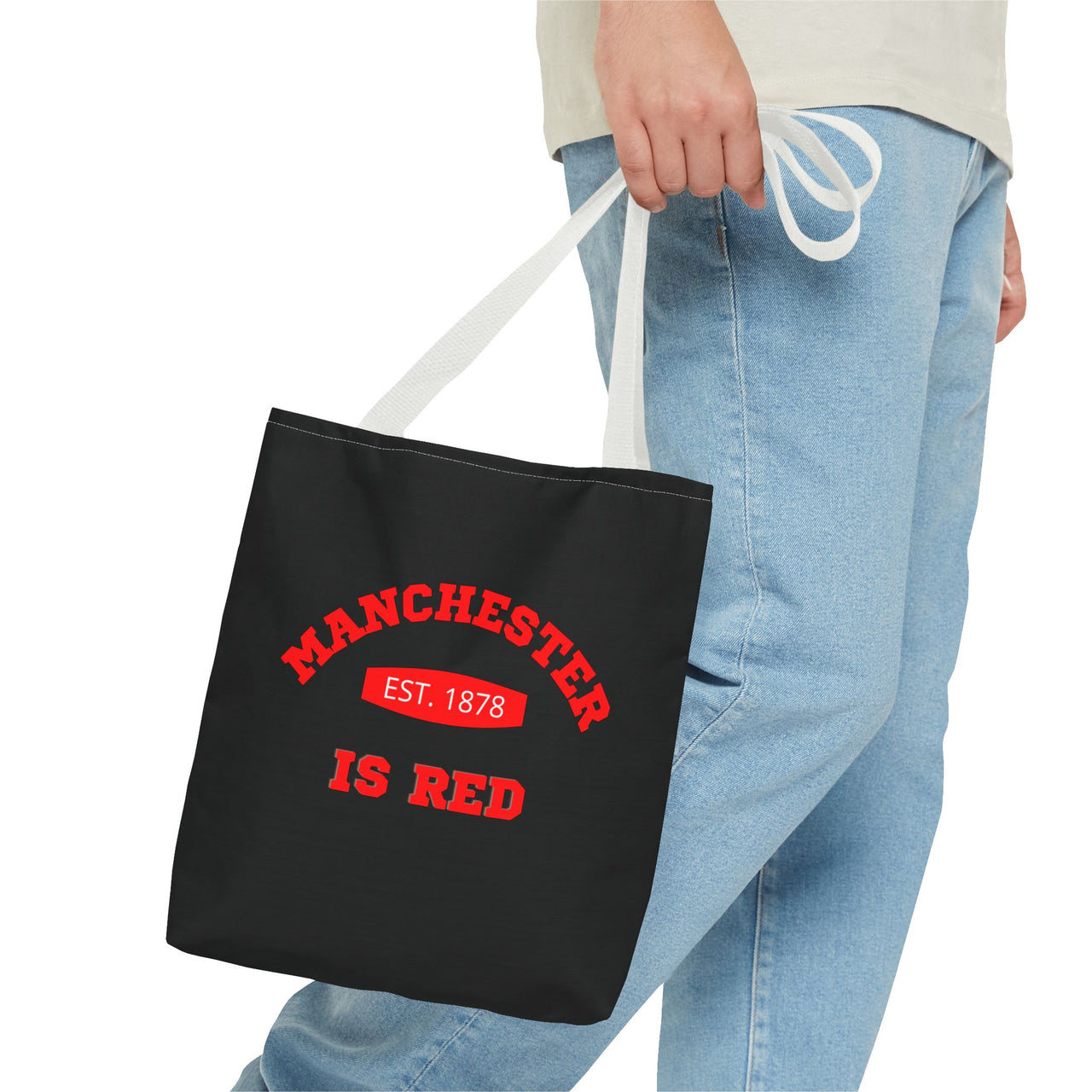 Manchester United Tote Bag - Manchester Is Red