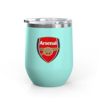 Thumbnail for Arsenal Wine Tumbler - 12oz Insulated Drinkware for Fans