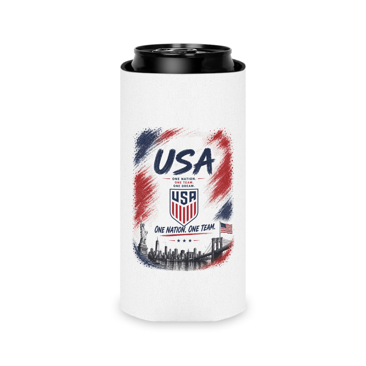 USA Nation Team Can Cooler - Drink Sleeve
