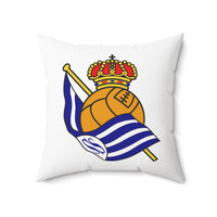 Thumbnail for Real Sociedad Spun Polyester Square Pillow