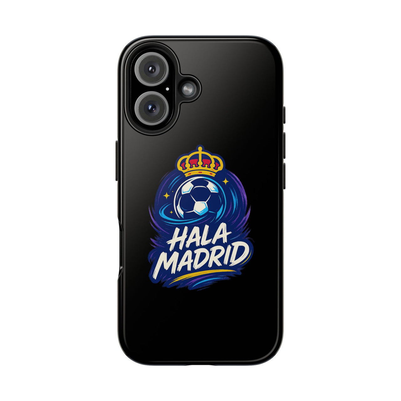 Real Madrid 'Hala Madrid'  Tough Phone Case - Black