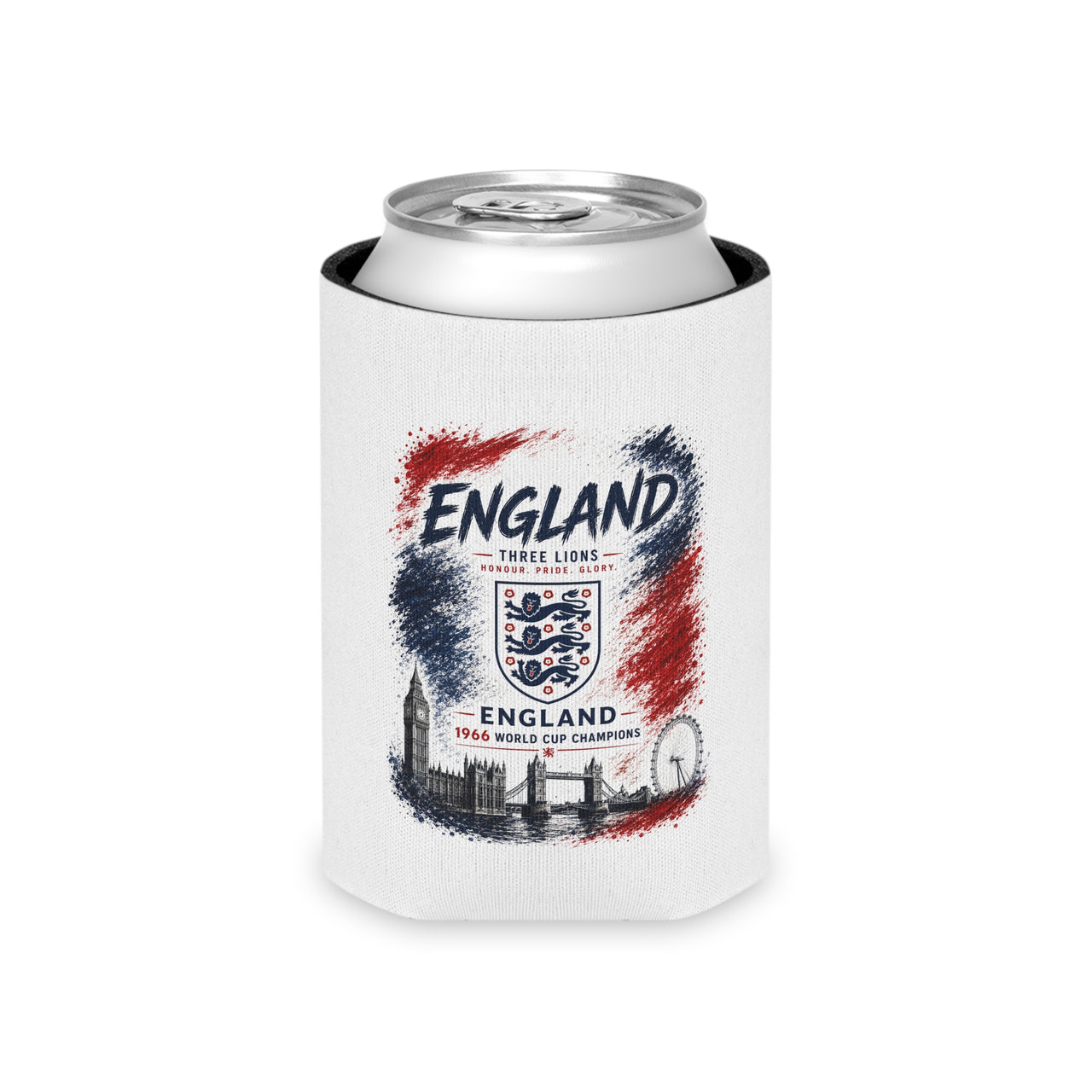 England Three Lions Can Cooler –  Drink Sleeve