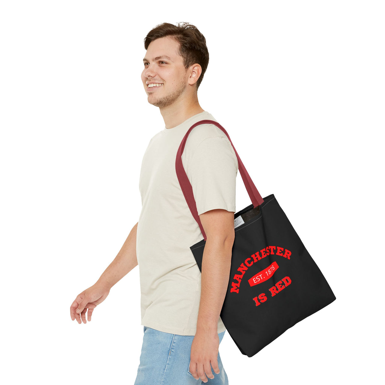 Manchester United Tote Bag - Manchester Is Red