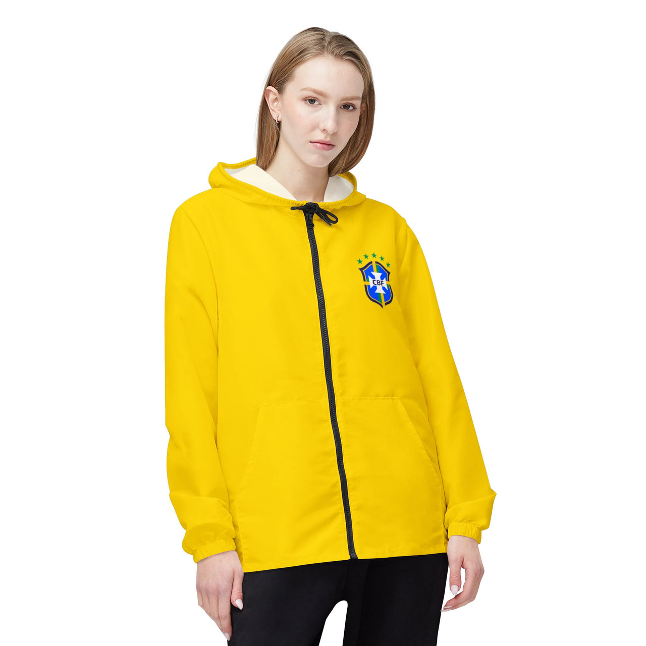 Brazil National Team Unisex Windbreaker Jacket (AOP) – Pitch Side