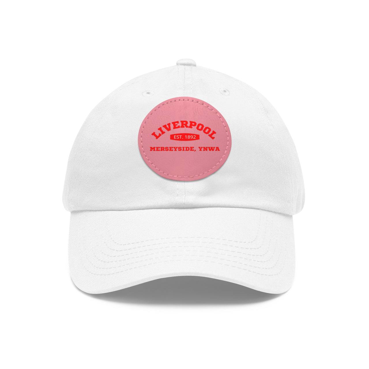 Liverpool YNWA Dad Hat with Leather Patch (Round)