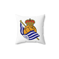 Thumbnail for Real Sociedad Spun Polyester Square Pillow