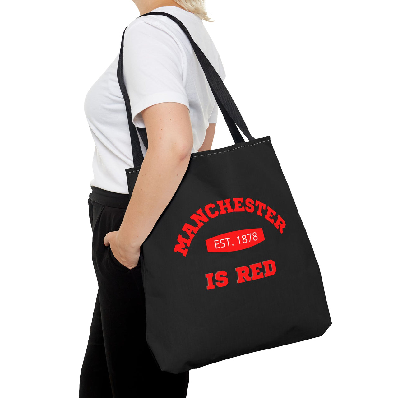 Manchester United Tote Bag - Manchester Is Red