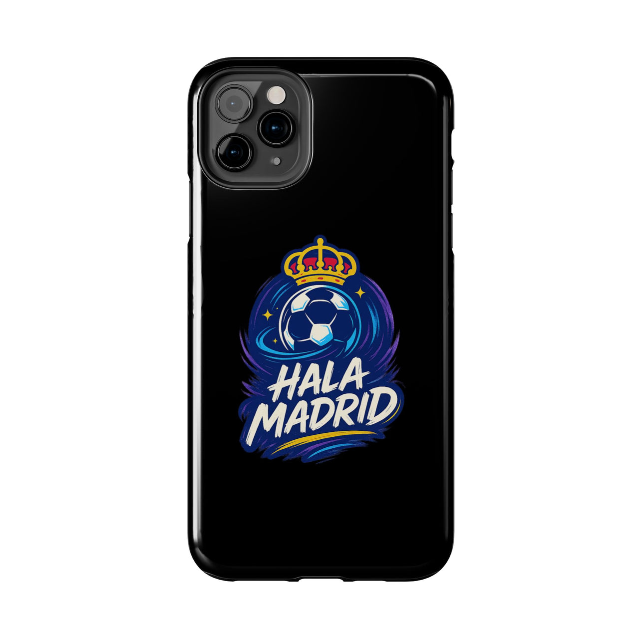 Real Madrid 'Hala Madrid'  Tough Phone Case - Black