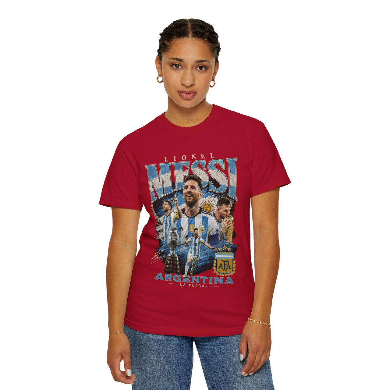 Lionel Messi Argentina Graphic Tee - Unisex