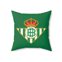 Thumbnail for Real Betis Spun Polyester Square Pillow