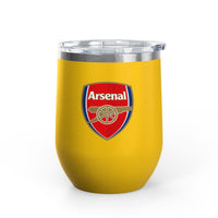 Thumbnail for Arsenal Wine Tumbler - 12oz Insulated Drinkware for Fans