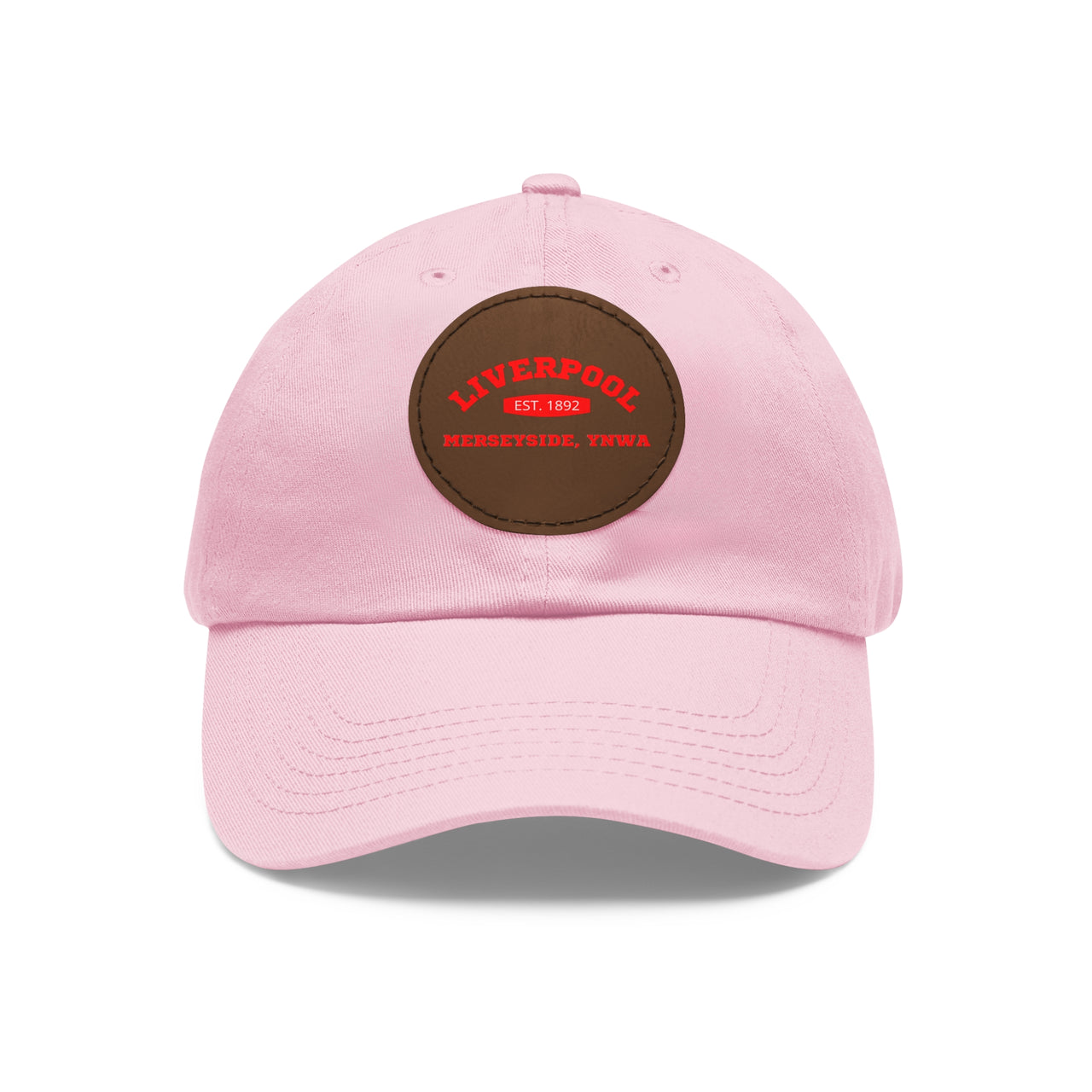 Liverpool YNWA Dad Hat with Leather Patch (Round)
