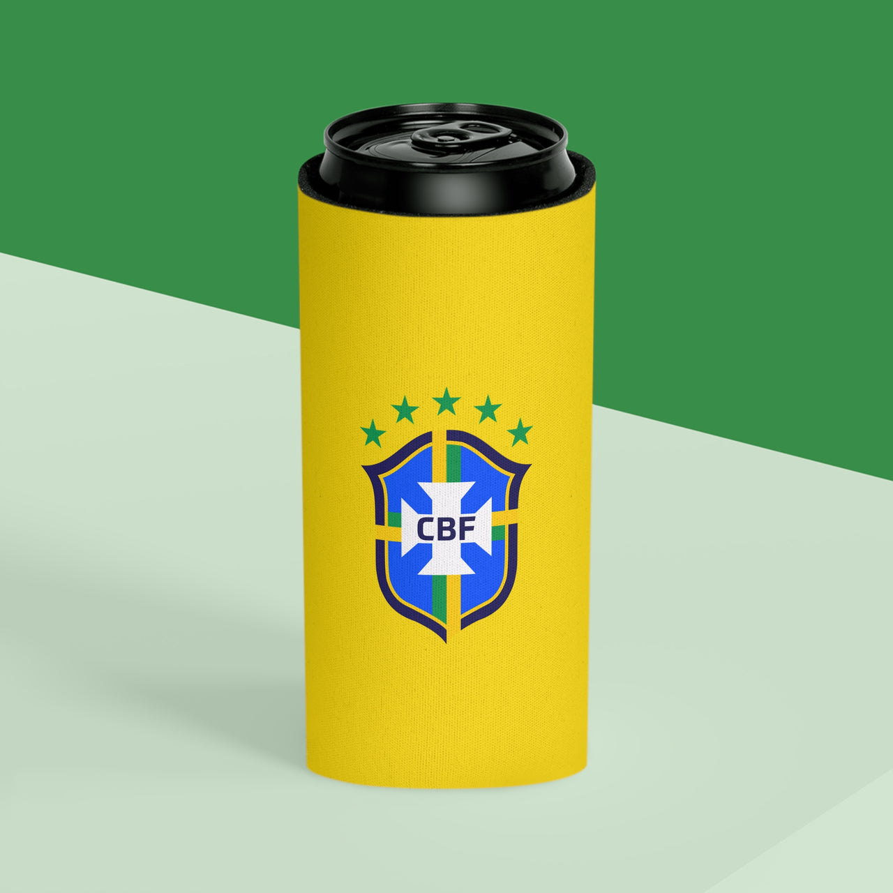 Brazil National Team Can Cooler — Drink Sleeve