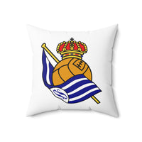Thumbnail for Real Sociedad Spun Polyester Square Pillow