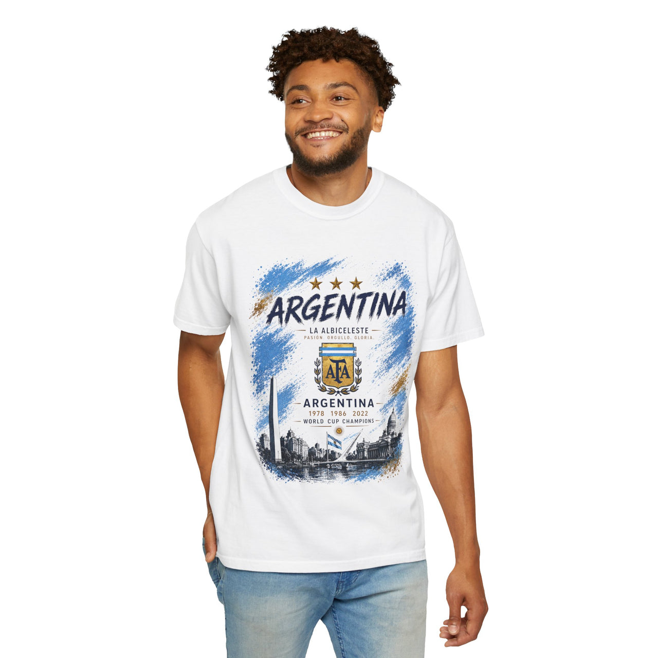 Argentina Graphic Tee— La Albiceleste