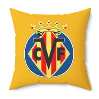 Thumbnail for Villarreal Spun Polyester Square Pillow