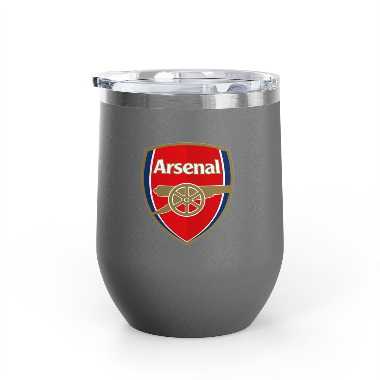 Arsenal Wine Tumbler - 12oz Insulated Drinkware for Fans