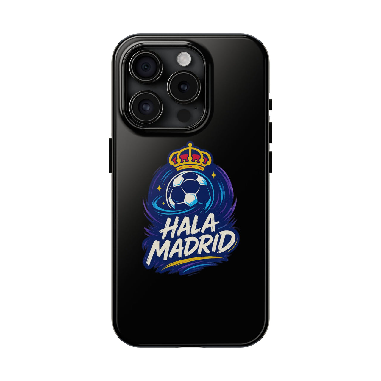 Real Madrid 'Hala Madrid'  Tough Phone Case - Black