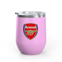Thumbnail for Arsenal Wine Tumbler - 12oz Insulated Drinkware for Fans
