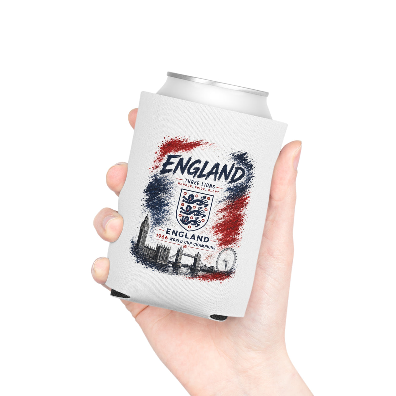 England Three Lions Can Cooler –  Drink Sleeve