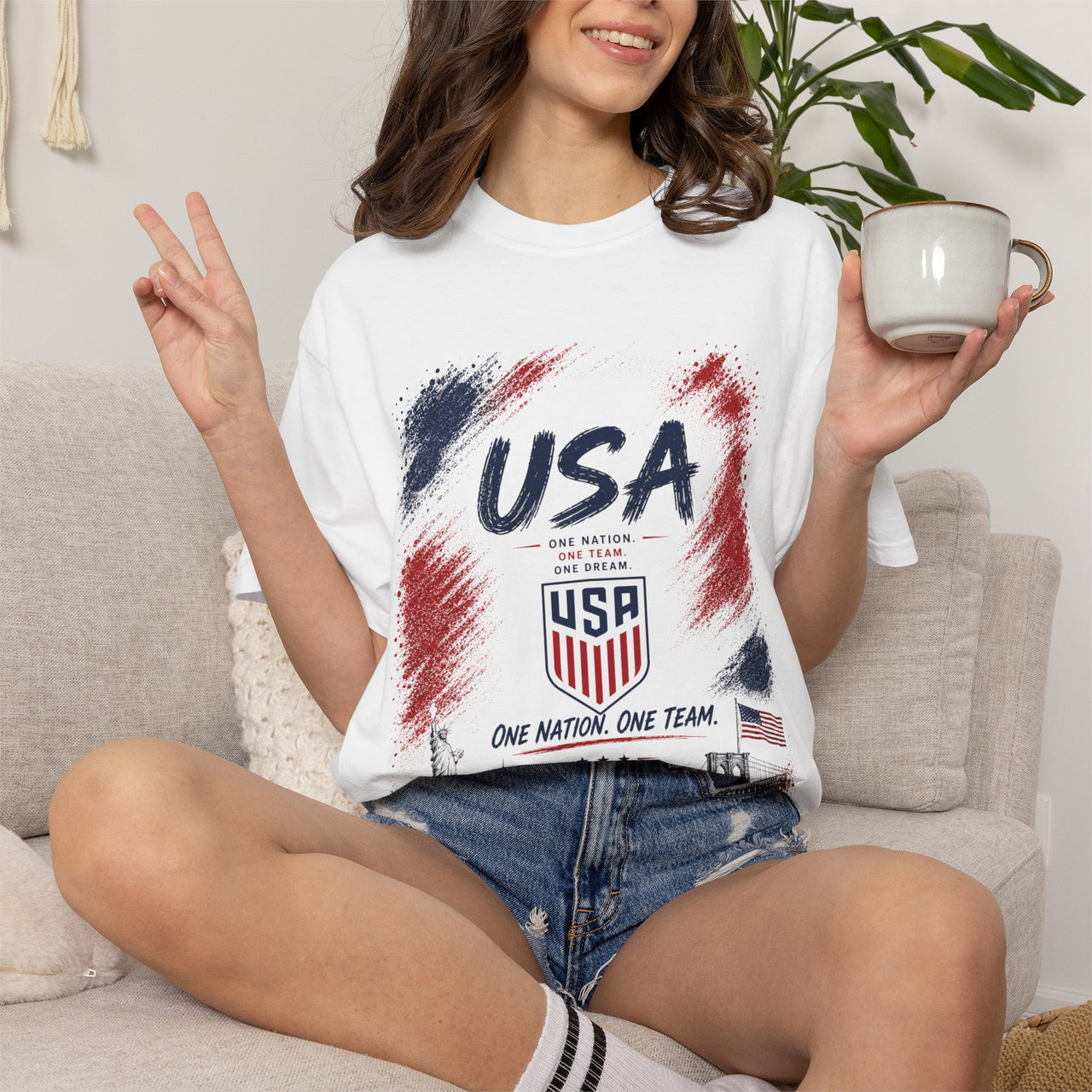 USA Soccer Graphic T-Shirt