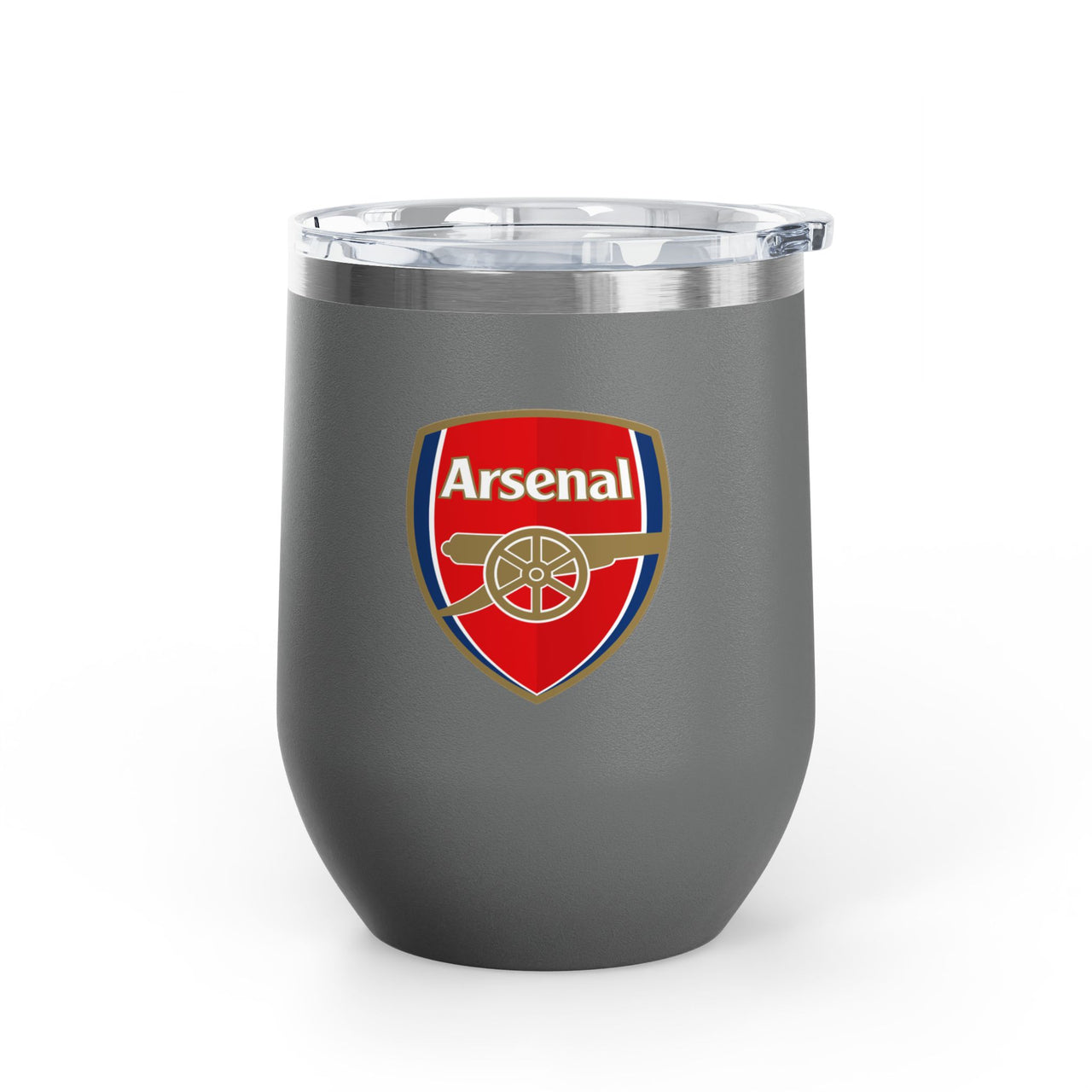Arsenal Wine Tumbler - 12oz Insulated Drinkware for Fans
