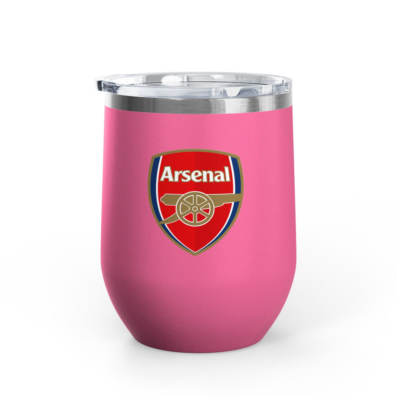 Arsenal Wine Tumbler - 12oz Insulated Drinkware for Fans