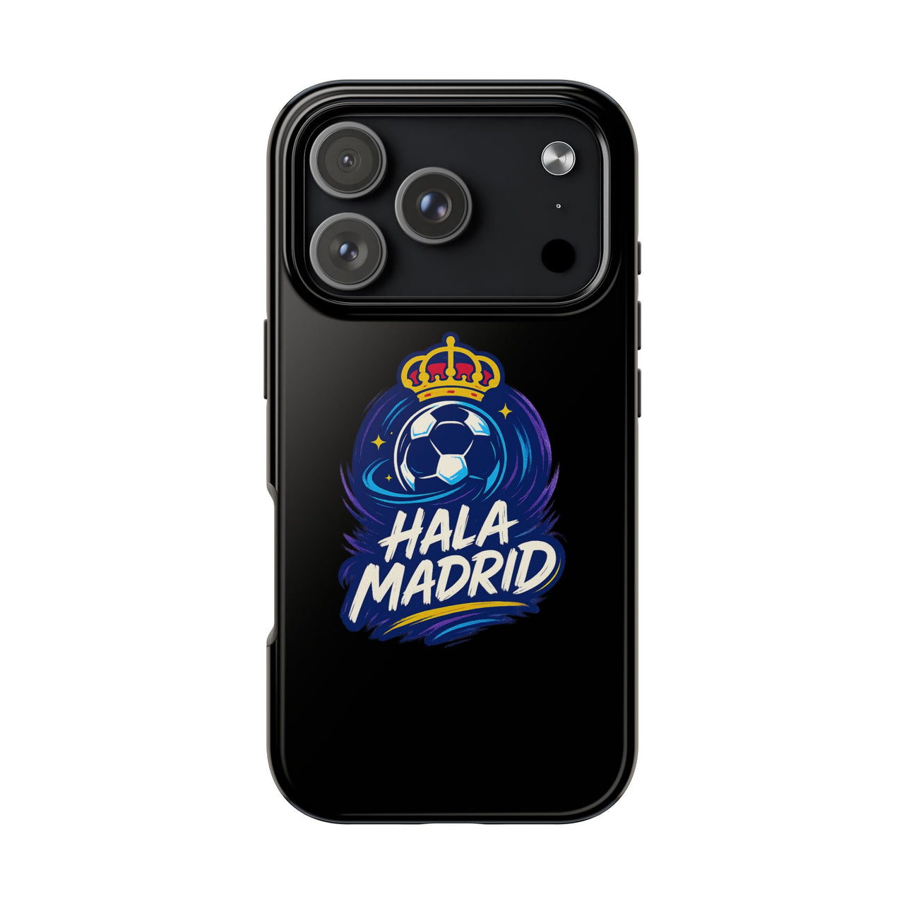 Real Madrid 'Hala Madrid'  Tough Phone Case - Black