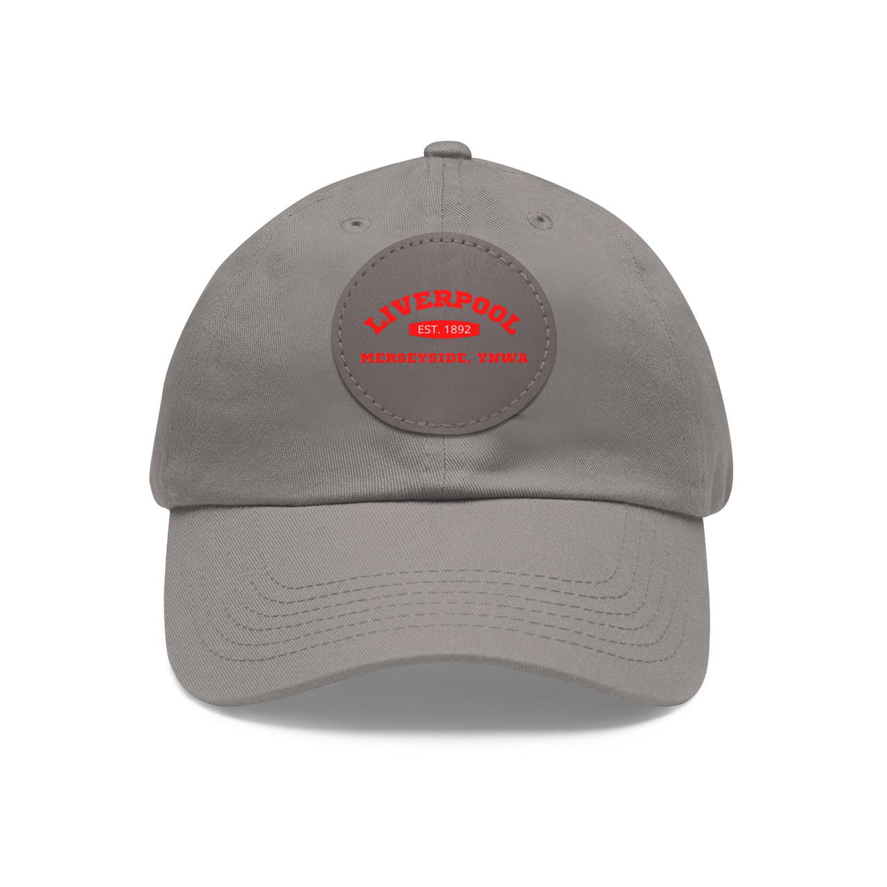 Liverpool YNWA Dad Hat with Leather Patch (Round)