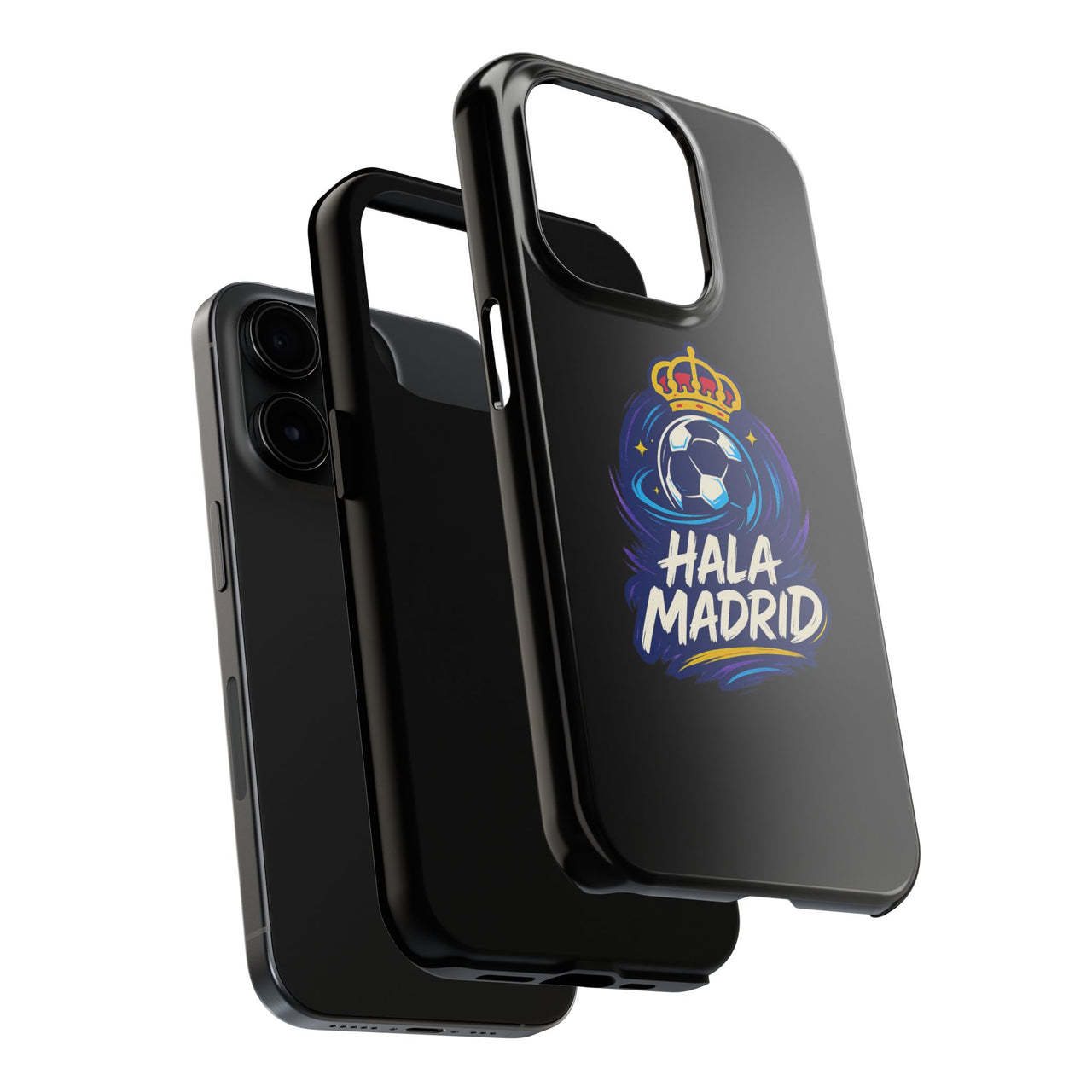 Real Madrid 'Hala Madrid'  Tough Phone Case - Black