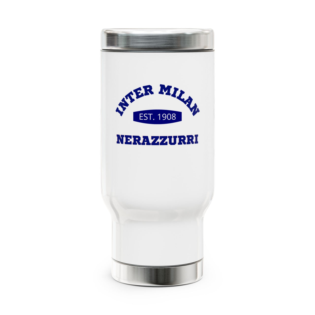 Inter Milan Stainless Steel Travel Mug with Handle, 14oz