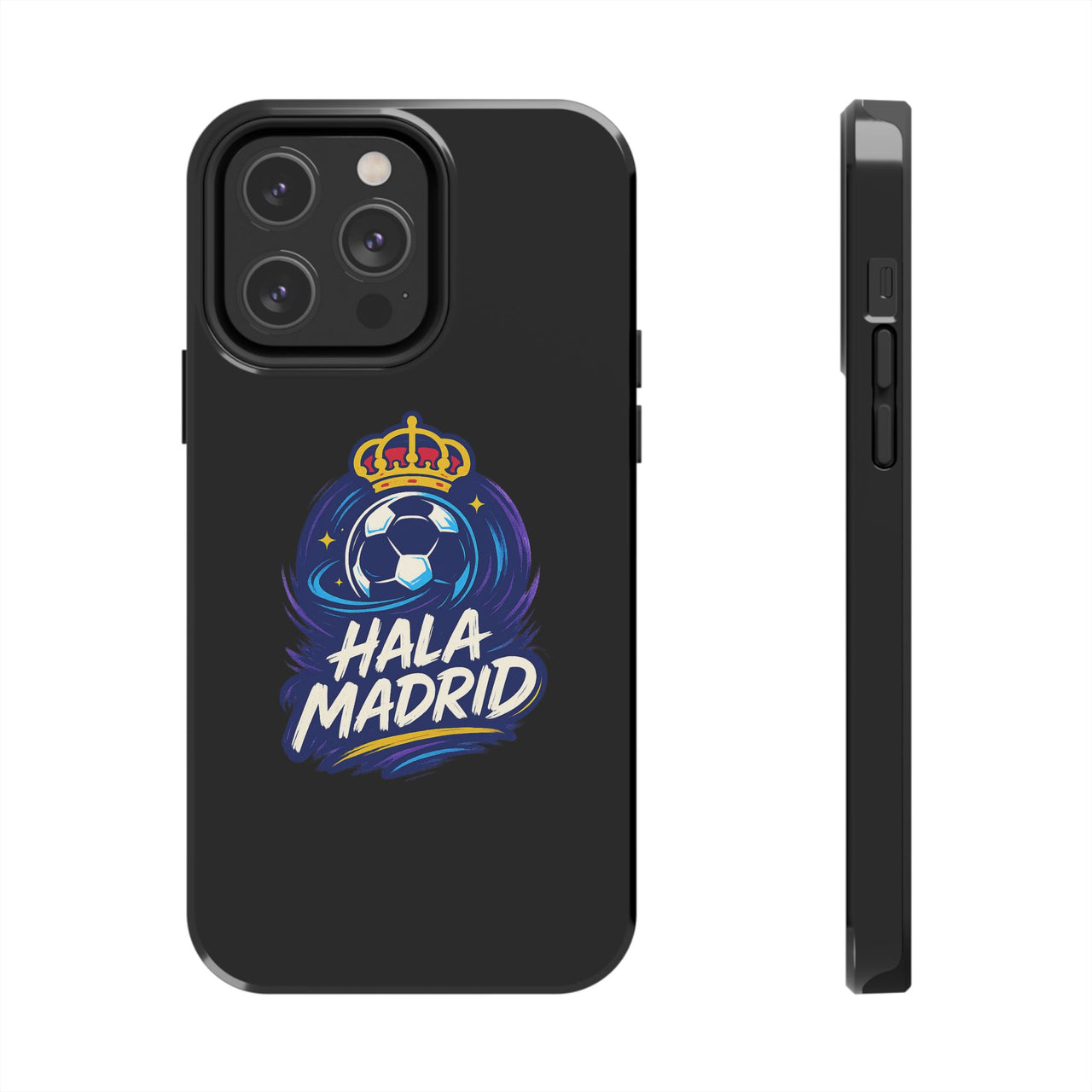 Real Madrid 'Hala Madrid'  Tough Phone Case - Black