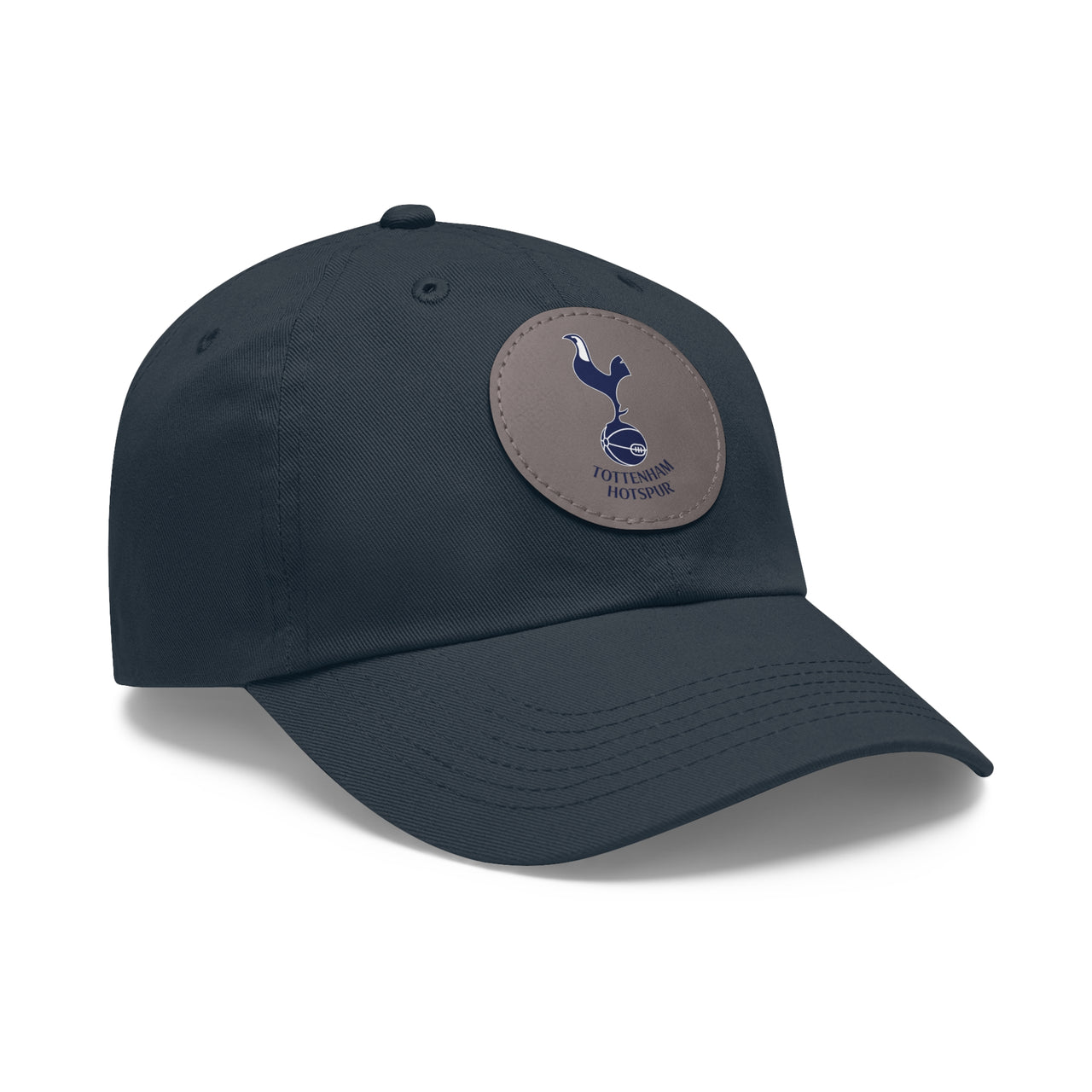 Tottenham Dad Hat with Leather Patch (Round)